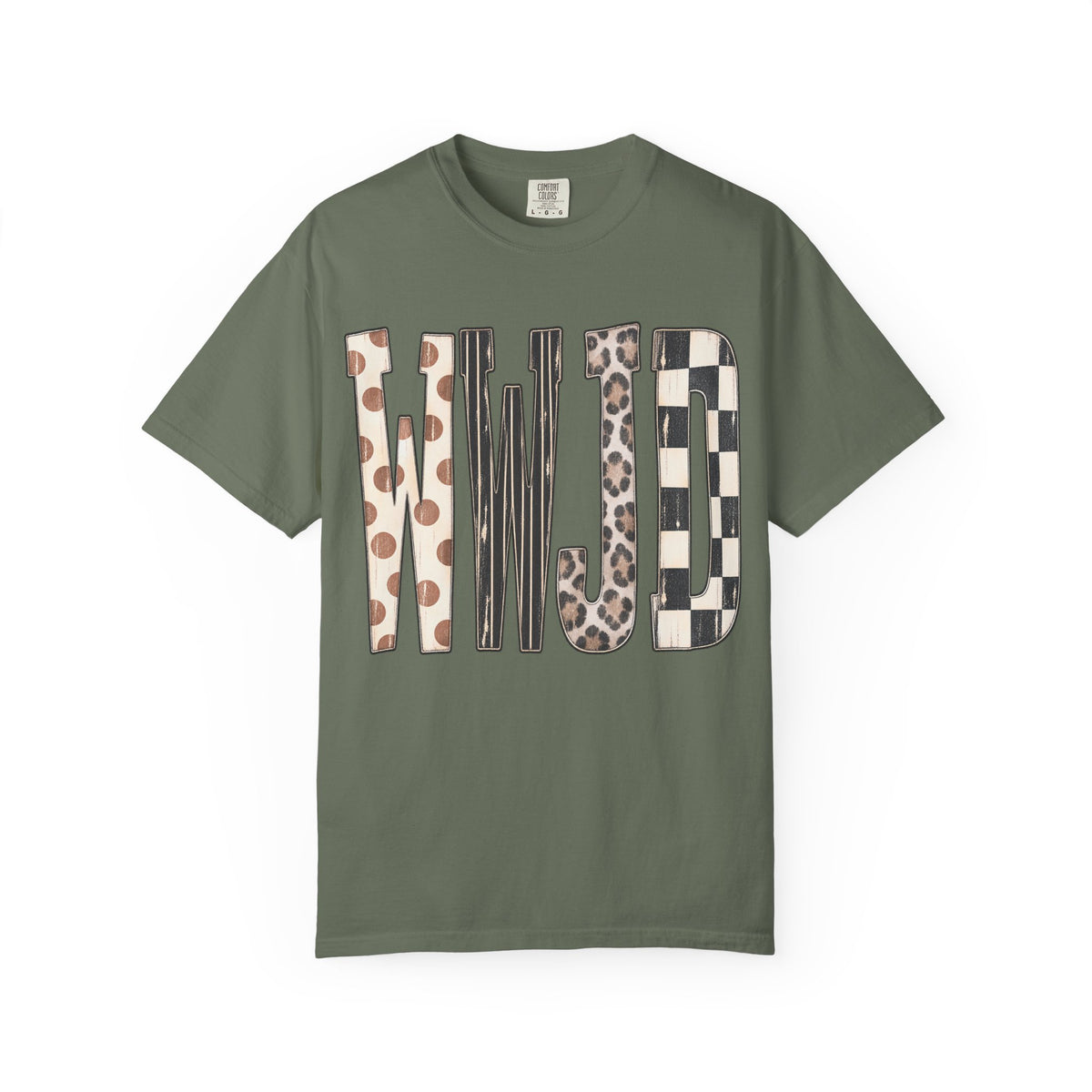 Wild Pattern 'WILD' Graphic Tee — Leopard, Cheetah & Checkerboard Print