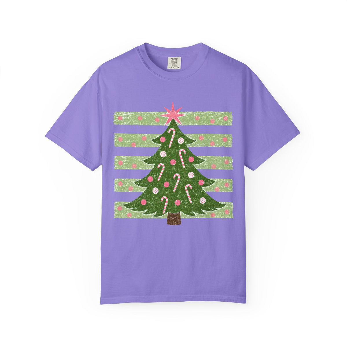 Christmas Tree Candy Cane T-Shirt