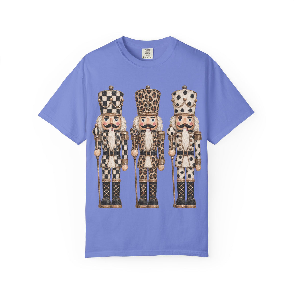 Nutcracker Trio Graphic T‑Shirt — Vintage Holiday Christmas Tee