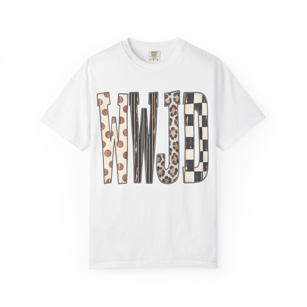 Wild Pattern 'WILD' Graphic Tee — Leopard, Cheetah & Checkerboard Print