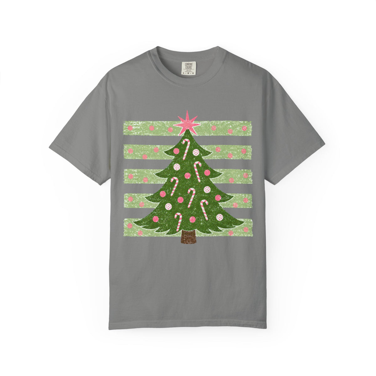 Christmas Tree Candy Cane T-Shirt