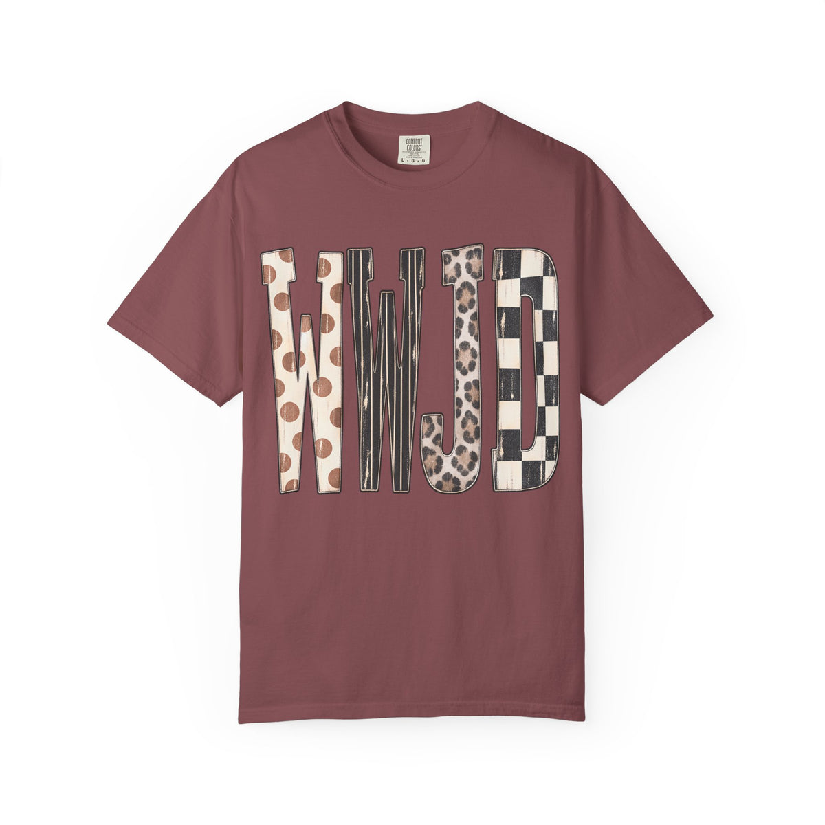 Wild Pattern 'WILD' Graphic Tee — Leopard, Cheetah & Checkerboard Print