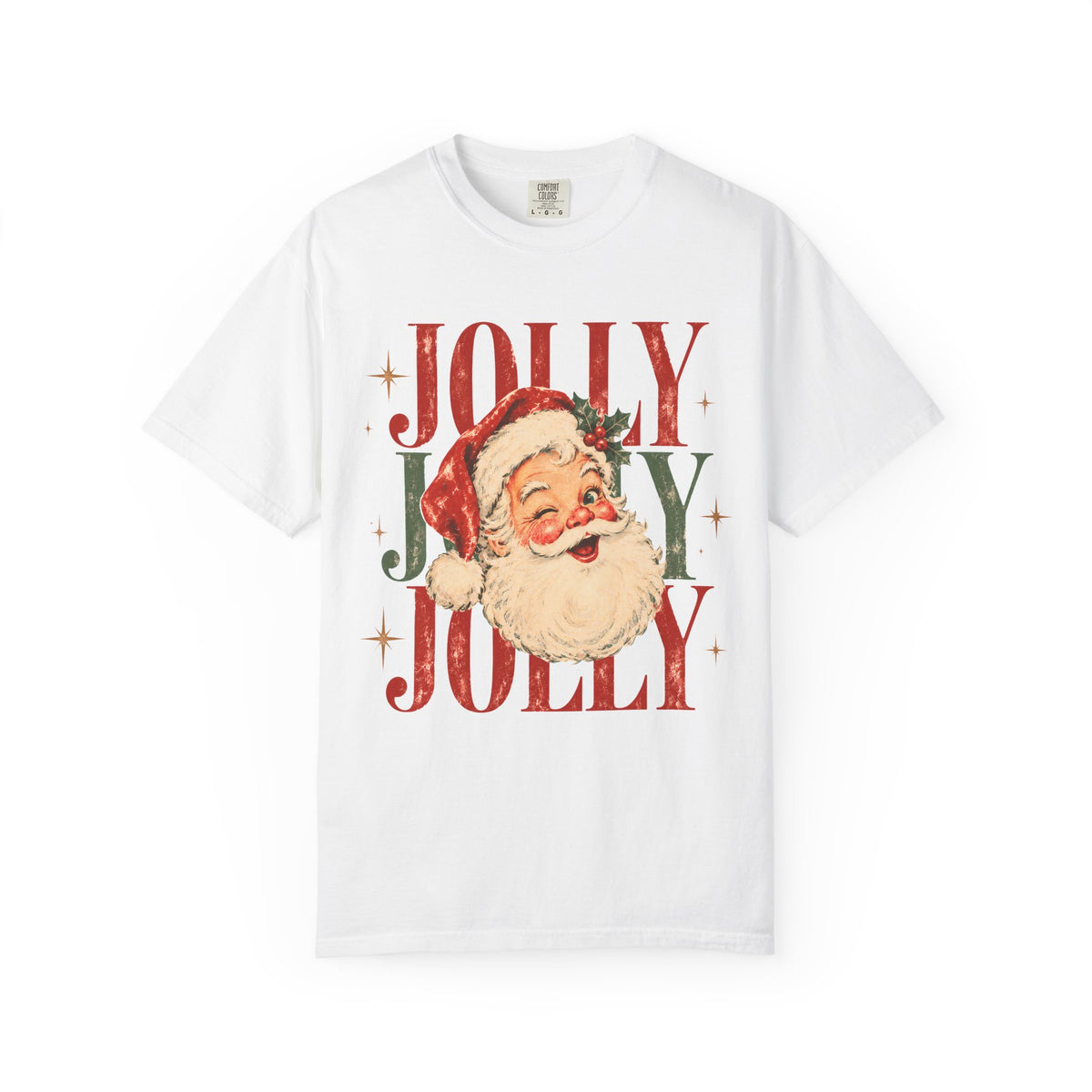Jolly Jolly Jolly Santa Christmas T-Shirt