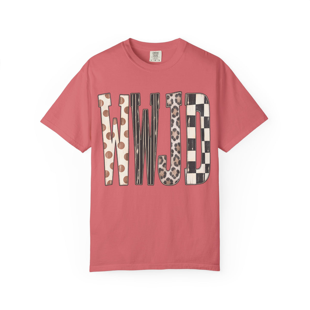 Wild Pattern 'WILD' Graphic Tee — Leopard, Cheetah & Checkerboard Print