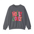 Holly Jolly Crewneck Sweatshirt — Retro Holiday Graphic