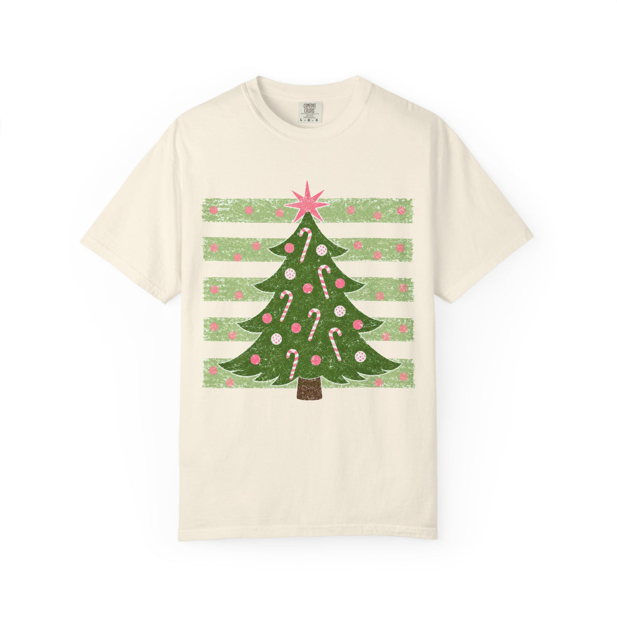 Christmas Tree Candy Cane T-Shirt