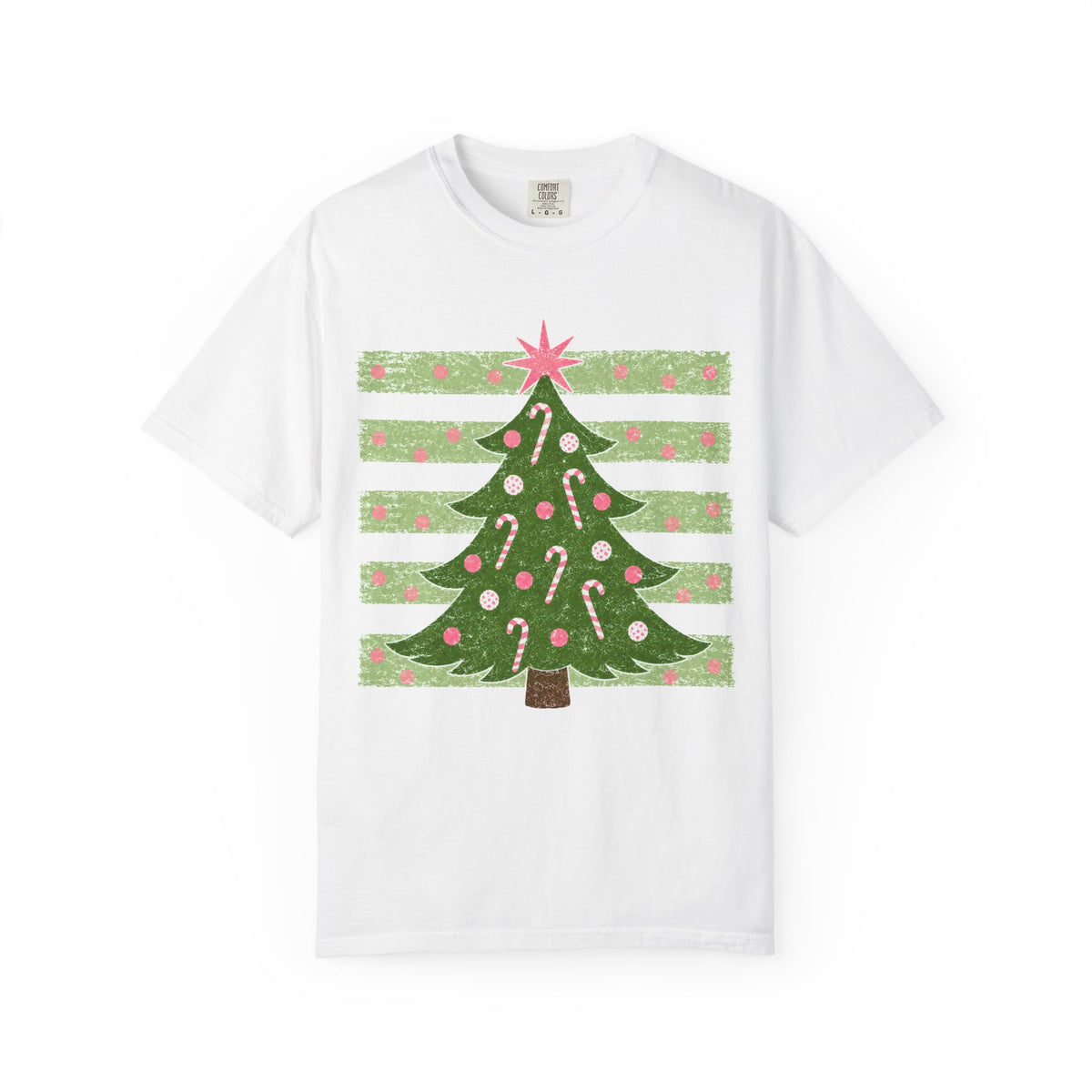 Christmas Tree Candy Cane T-Shirt