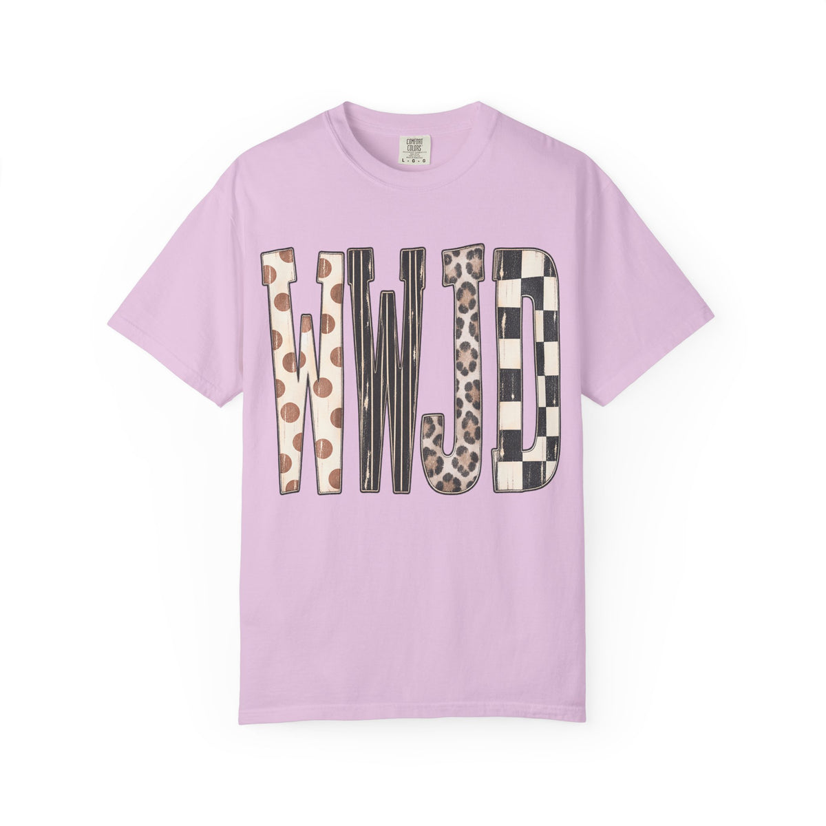 Wild Pattern 'WILD' Graphic Tee — Leopard, Cheetah & Checkerboard Print