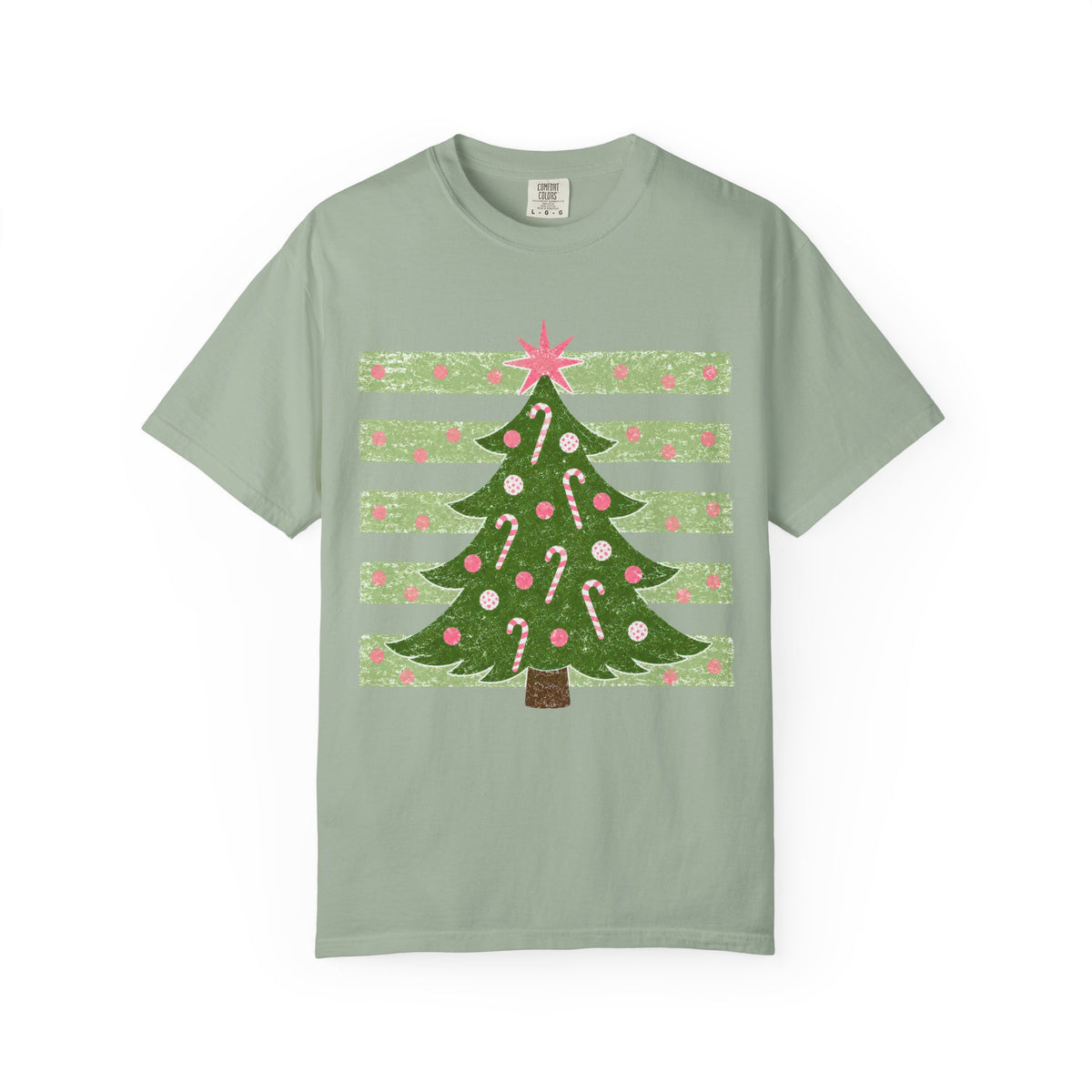 Christmas Tree Candy Cane T-Shirt