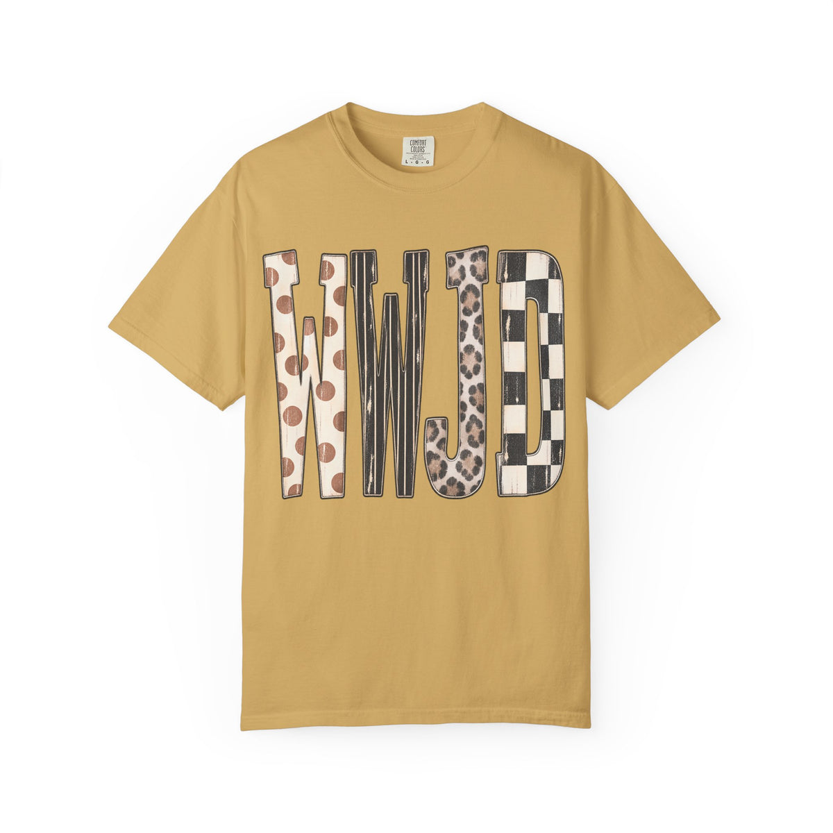Wild Pattern 'WILD' Graphic Tee — Leopard, Cheetah & Checkerboard Print