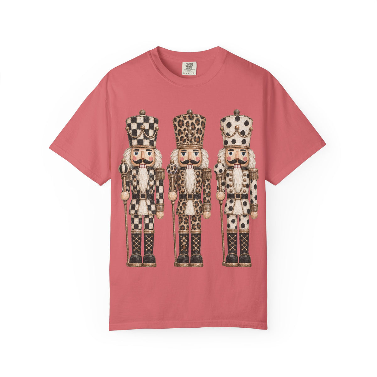 Nutcracker Trio Graphic T‑Shirt — Vintage Holiday Christmas Tee