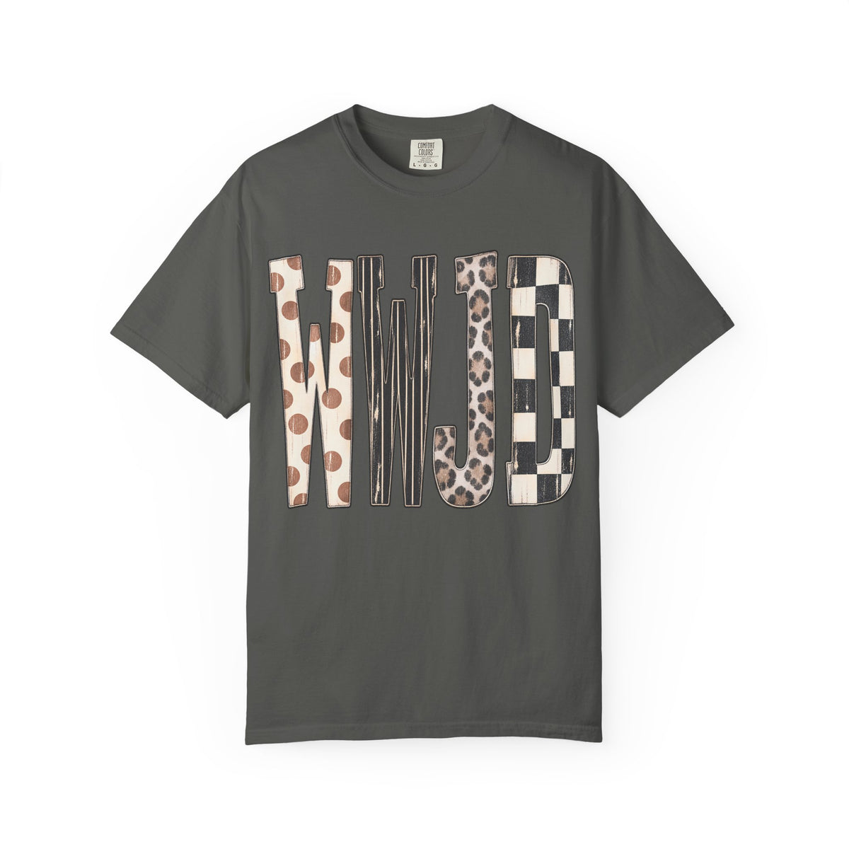 Wild Pattern 'WILD' Graphic Tee — Leopard, Cheetah & Checkerboard Print