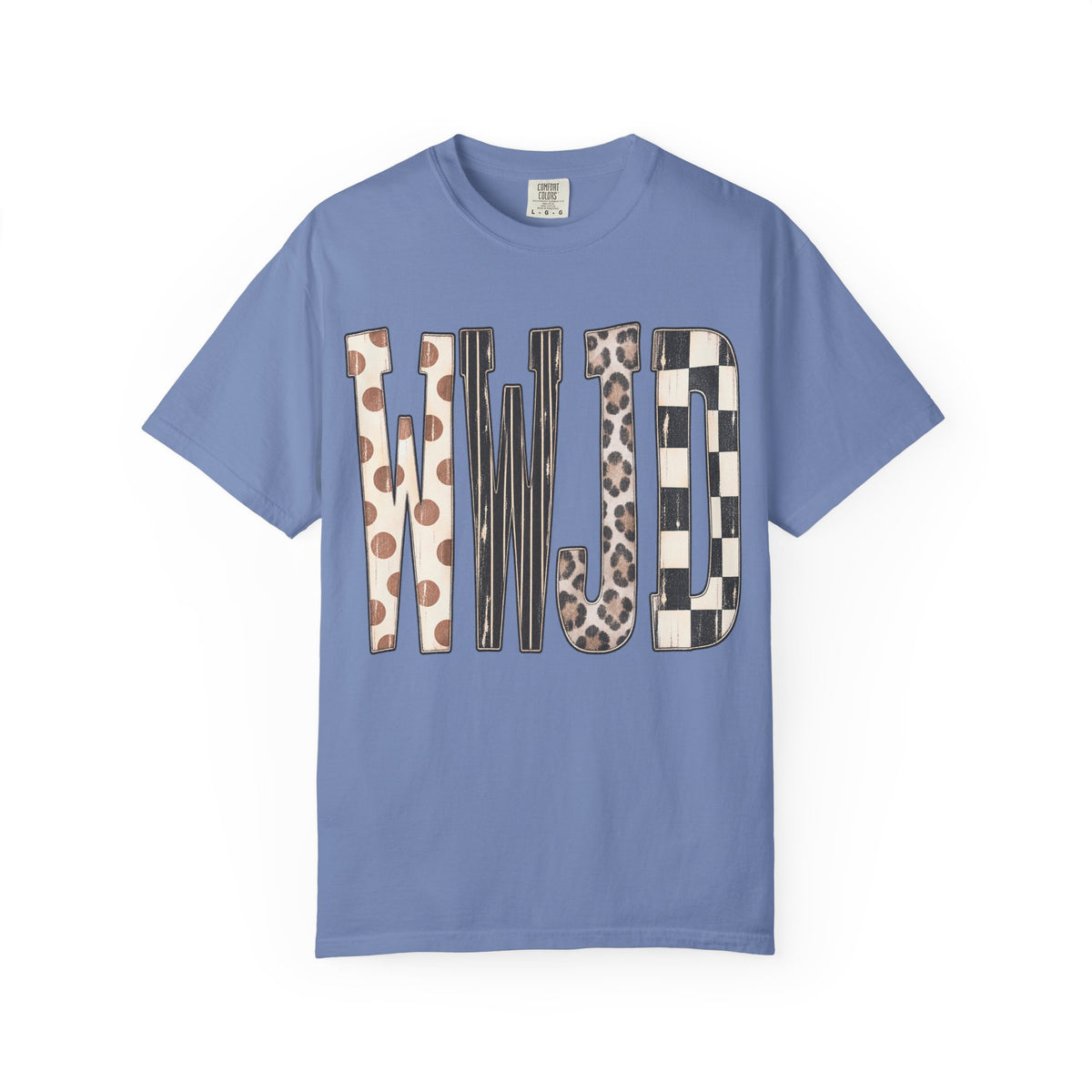 Wild Pattern 'WILD' Graphic Tee — Leopard, Cheetah & Checkerboard Print