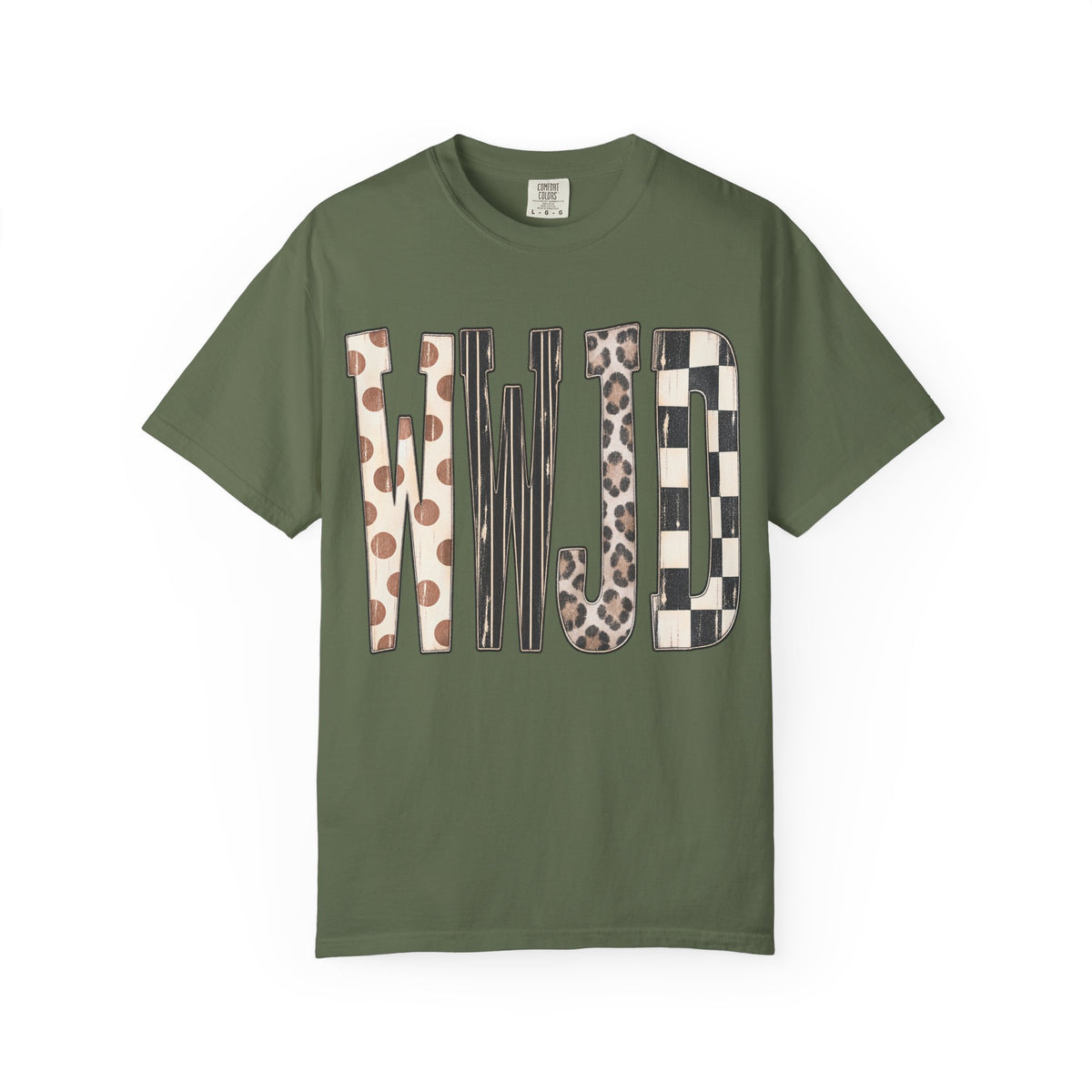 Wild Pattern 'WILD' Graphic Tee — Leopard, Cheetah & Checkerboard Print