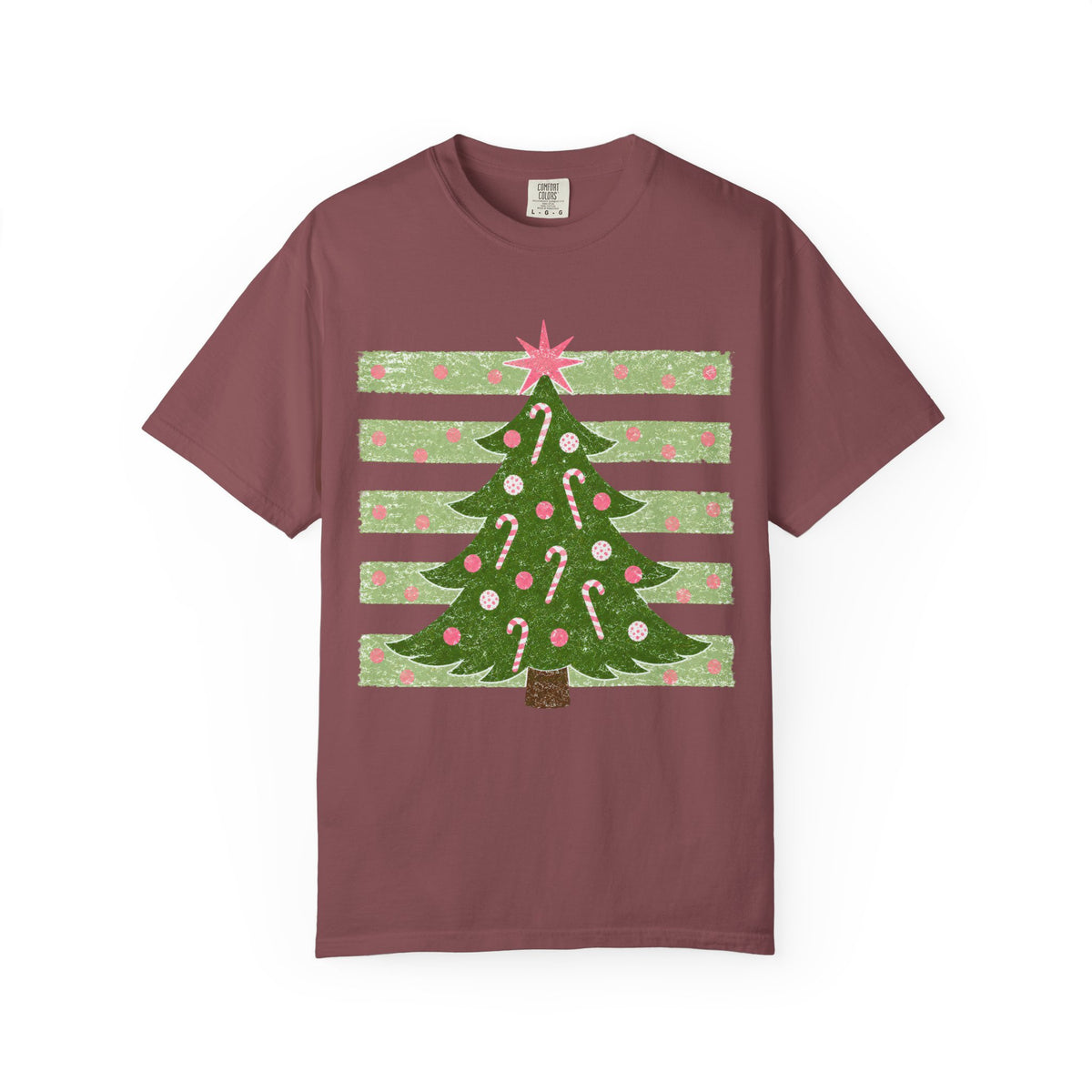 Christmas Tree Candy Cane T-Shirt