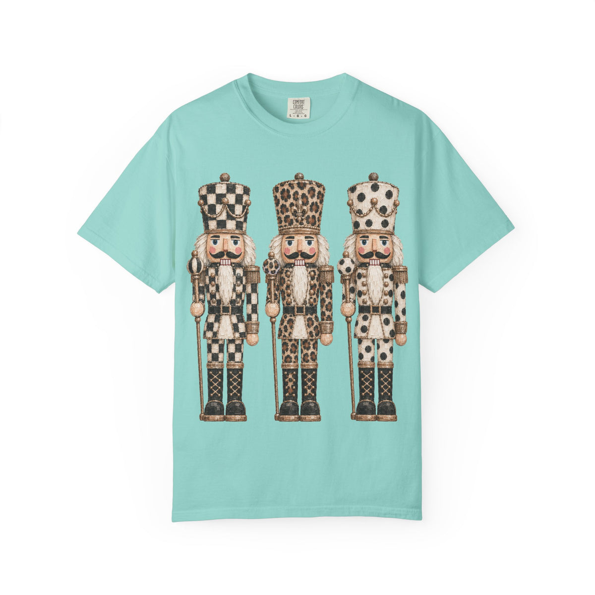 Nutcracker Trio Graphic T‑Shirt — Vintage Holiday Christmas Tee