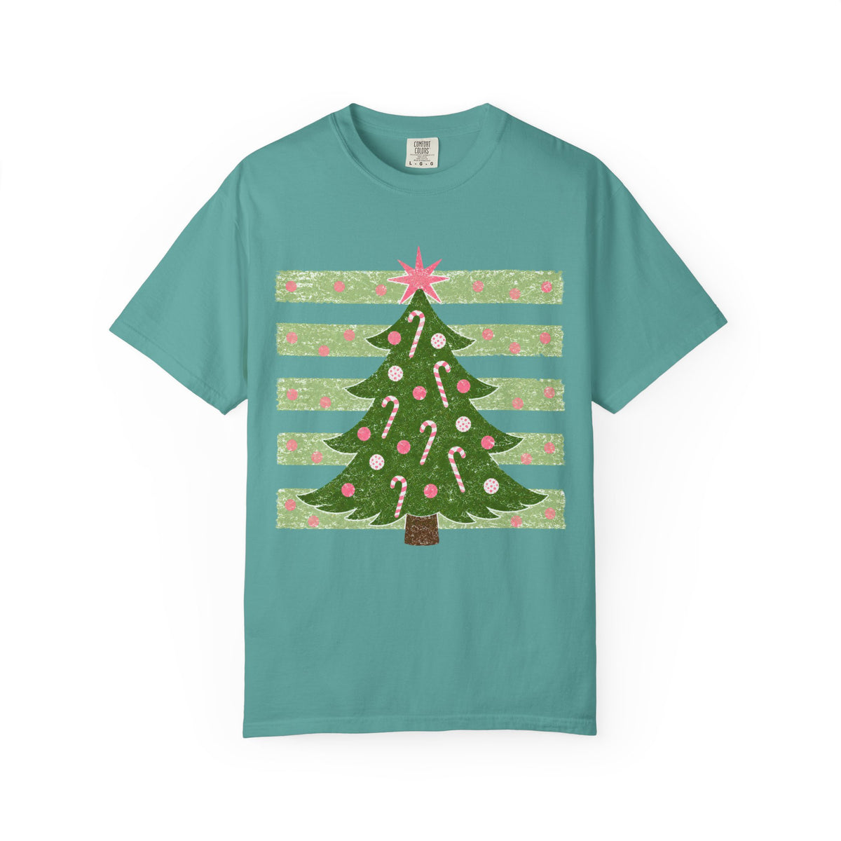 Christmas Tree Candy Cane T-Shirt