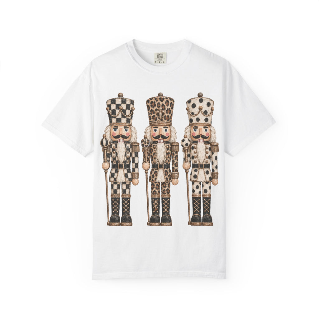 Nutcracker Trio Graphic T‑Shirt — Vintage Holiday Christmas Tee