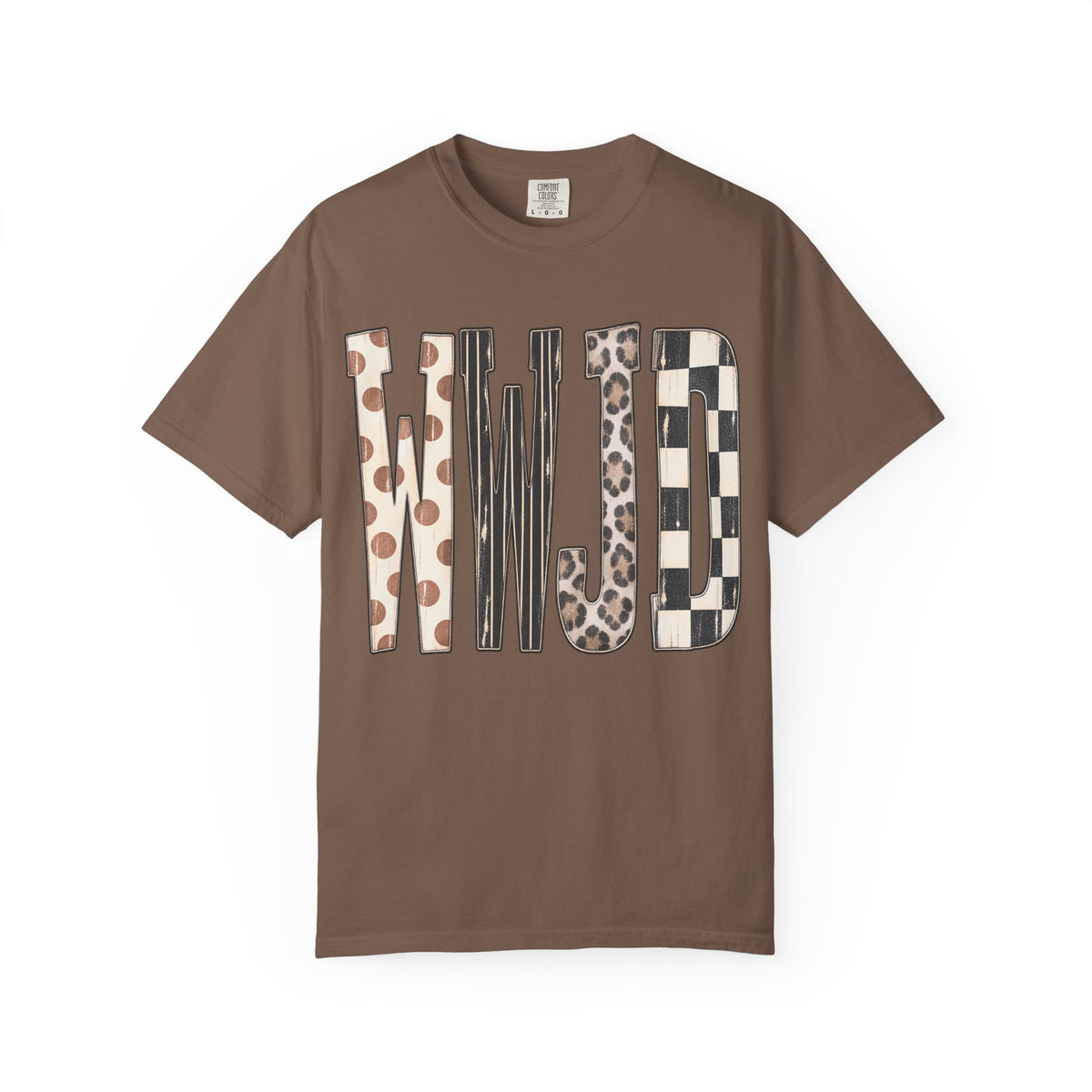 Wild Pattern 'WILD' Graphic Tee — Leopard, Cheetah & Checkerboard Print