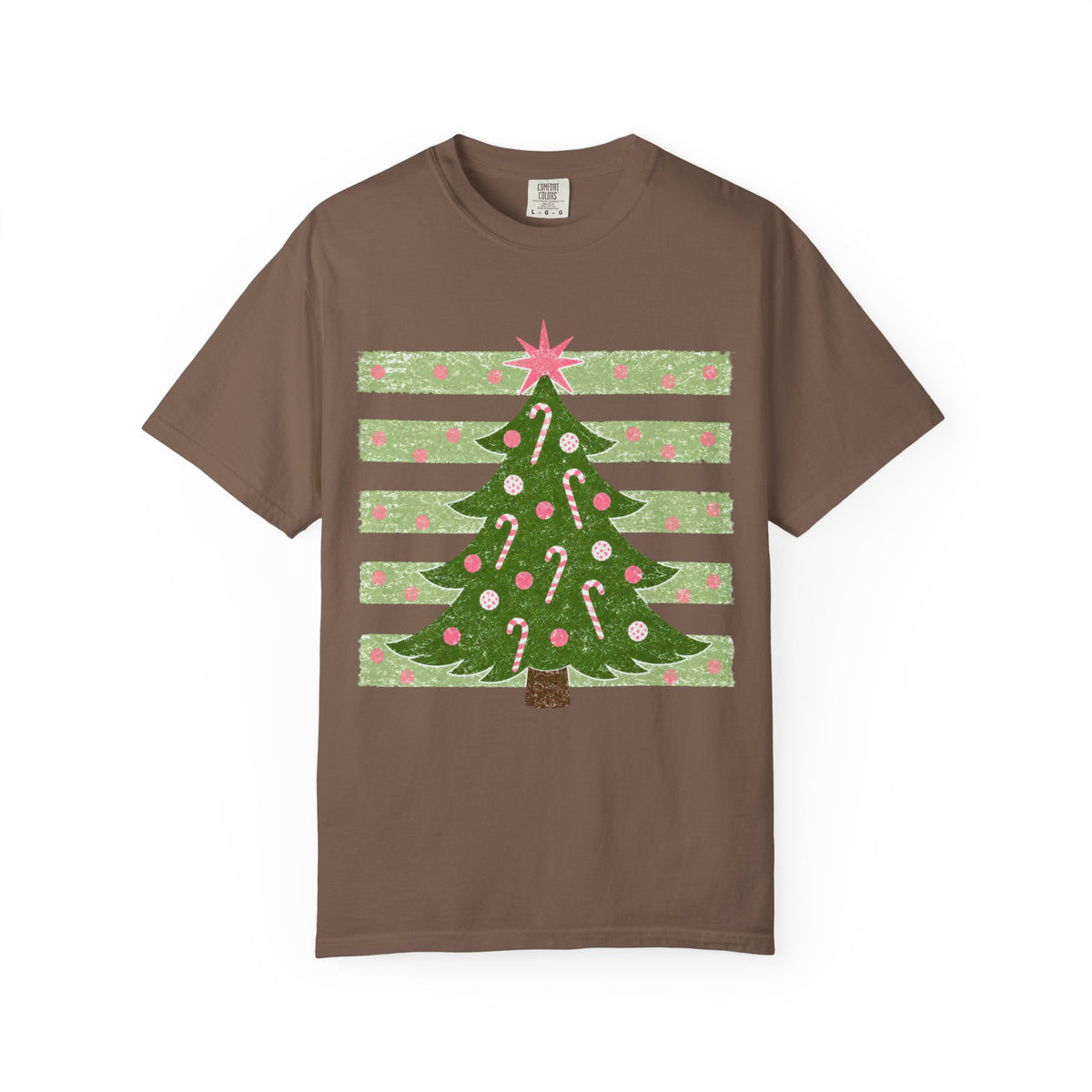Christmas Tree Candy Cane T-Shirt